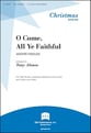 O Come, All Ye Faithful SAB choral sheet music cover